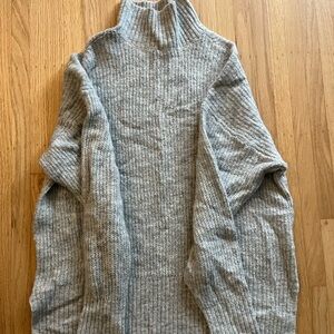 Size XS H and M fuzzy sweater. Cowl neck turtleneck option.